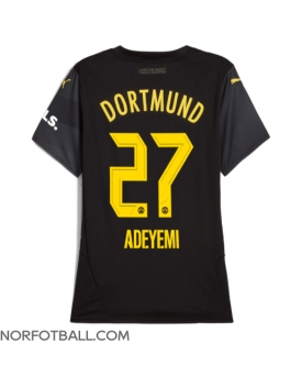 Billige Fotballdrakt Borussia Dortmund Karim Adeyemi #27 Replika Bortedrakt Dame 2024-25 Kortermet